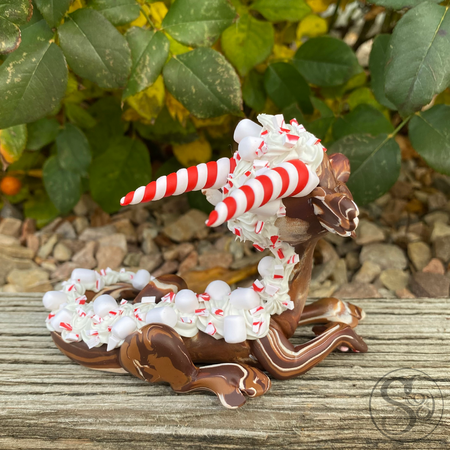 Perked up Peppermint Hot-Chocolate Dragon